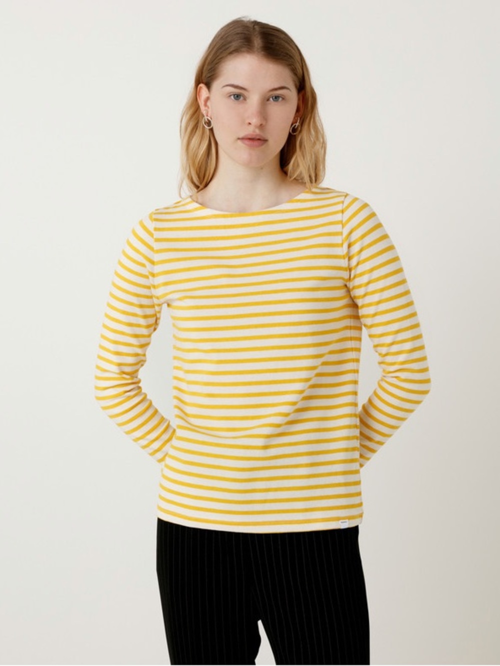 Norse Projects Inge Striped Boat Neck Top Medium